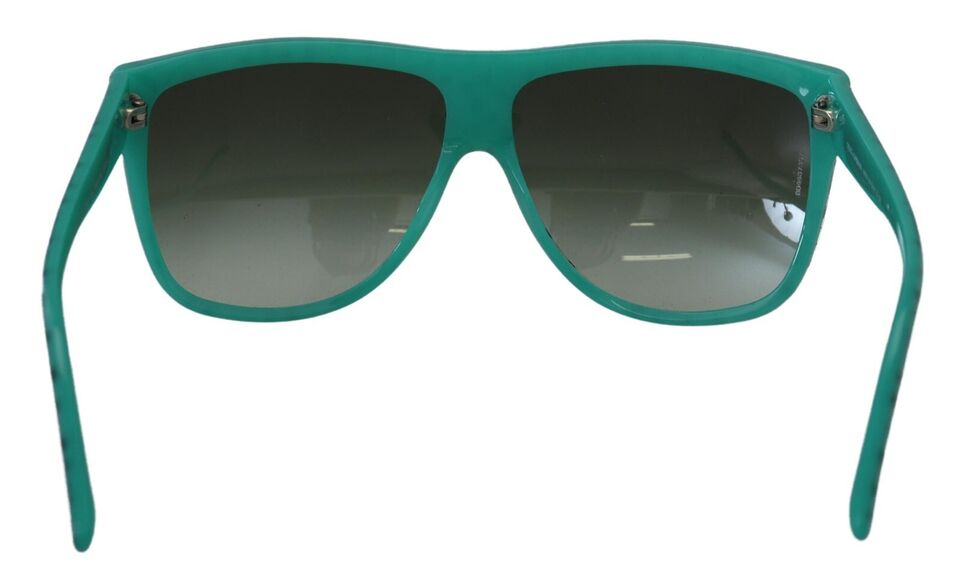 Sluneční brýle Green Stars s hranatými stínítky z acetátu