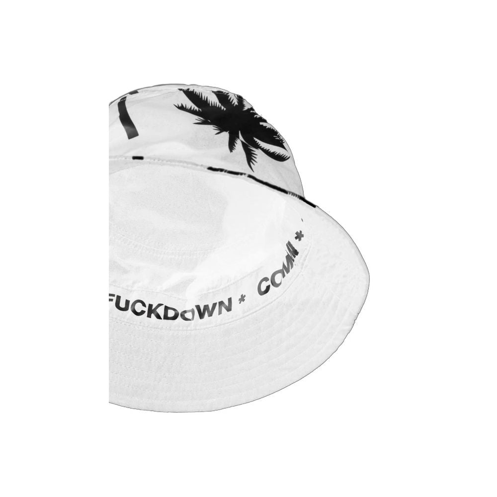 Elegantní rybářský klobouk s potiskem palmy