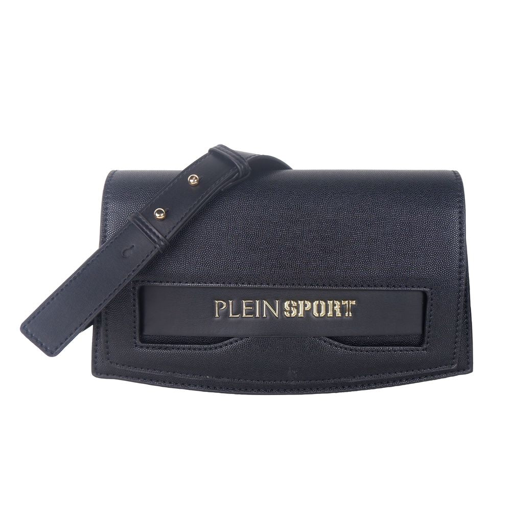 Černá polyethylenová dámská crossbody taška
