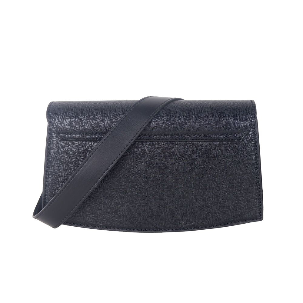 Černá polyethylenová dámská crossbody taška