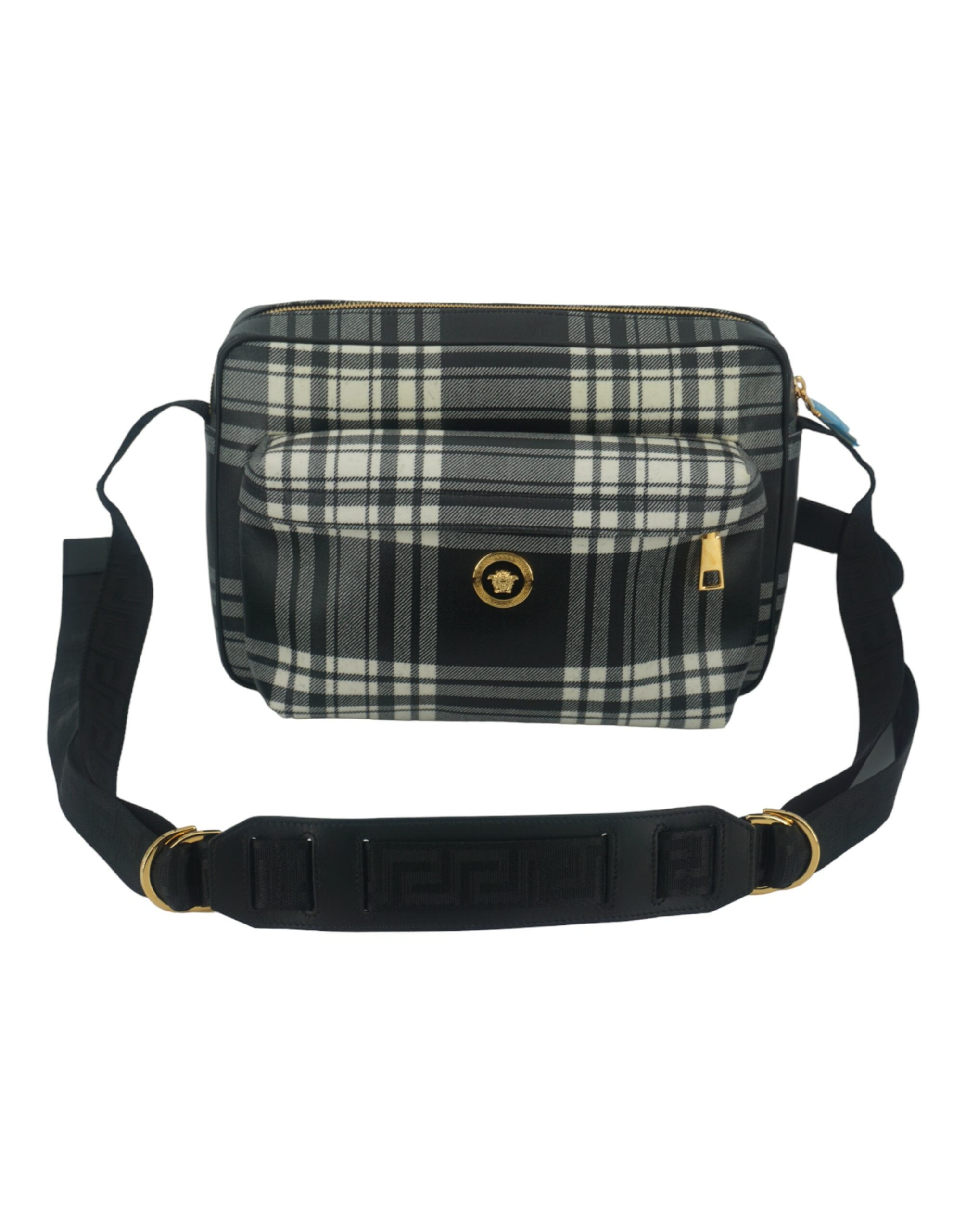 Elegantní šedá kožená crossbody kabelka