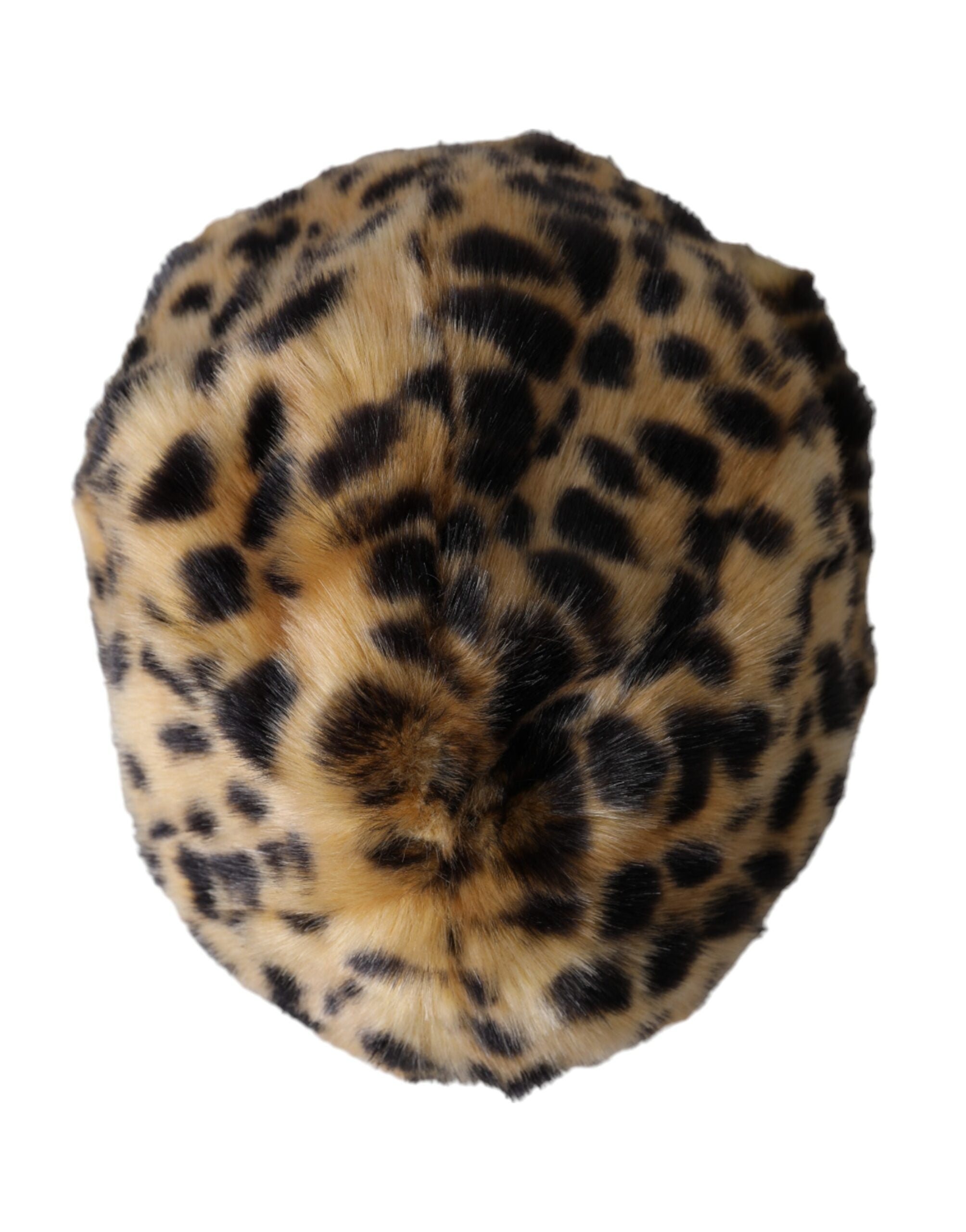 Dámský klobouk z hnědé leopardí kožešiny
