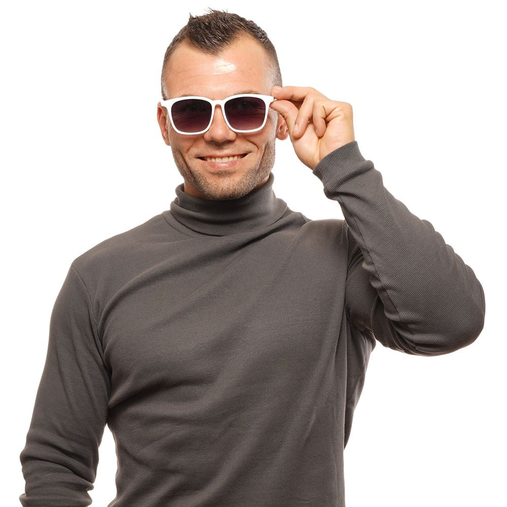 Bílé unisex sluneční brýle