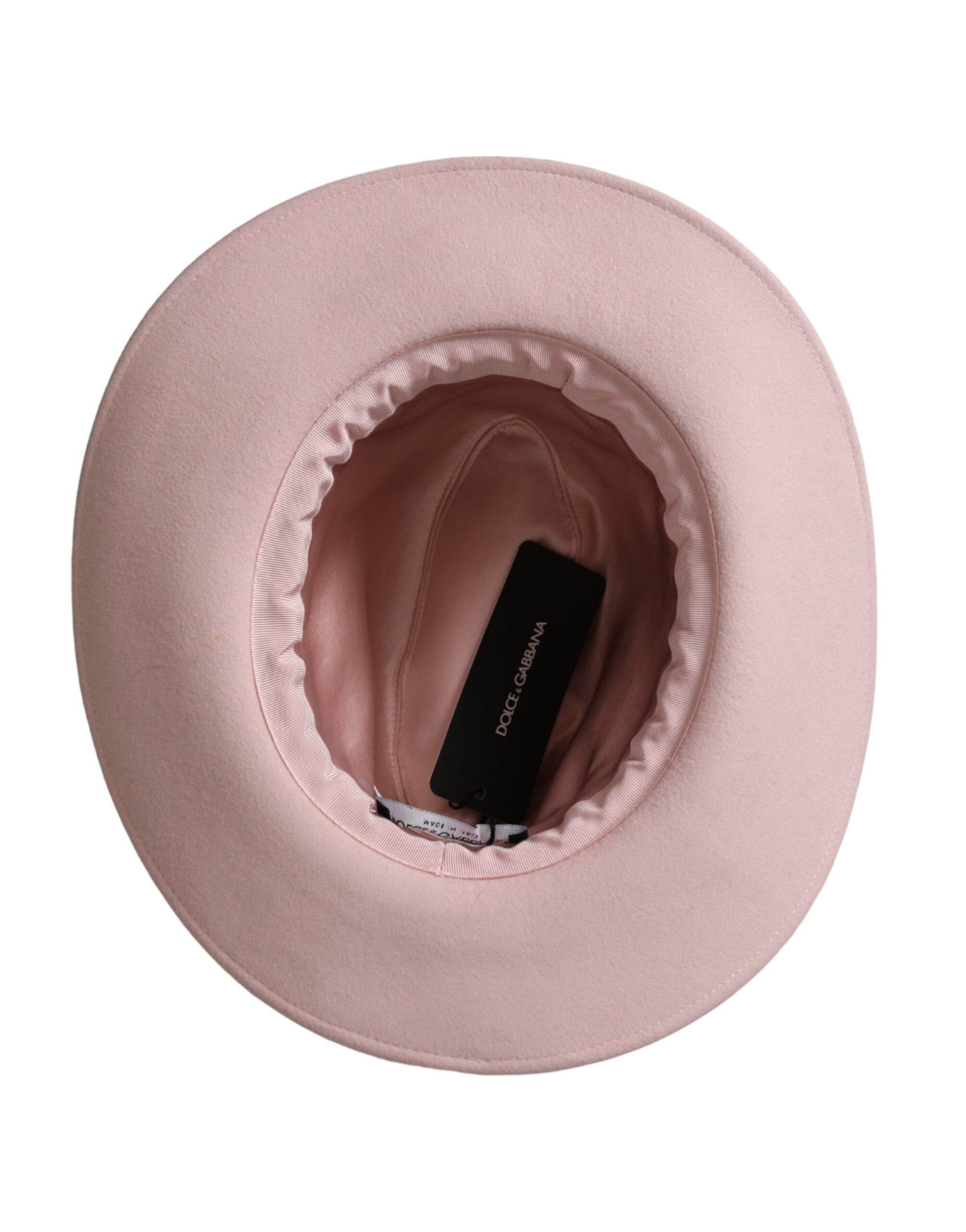 Dámský klobouk Fedora Trilby s růžovým králíkem