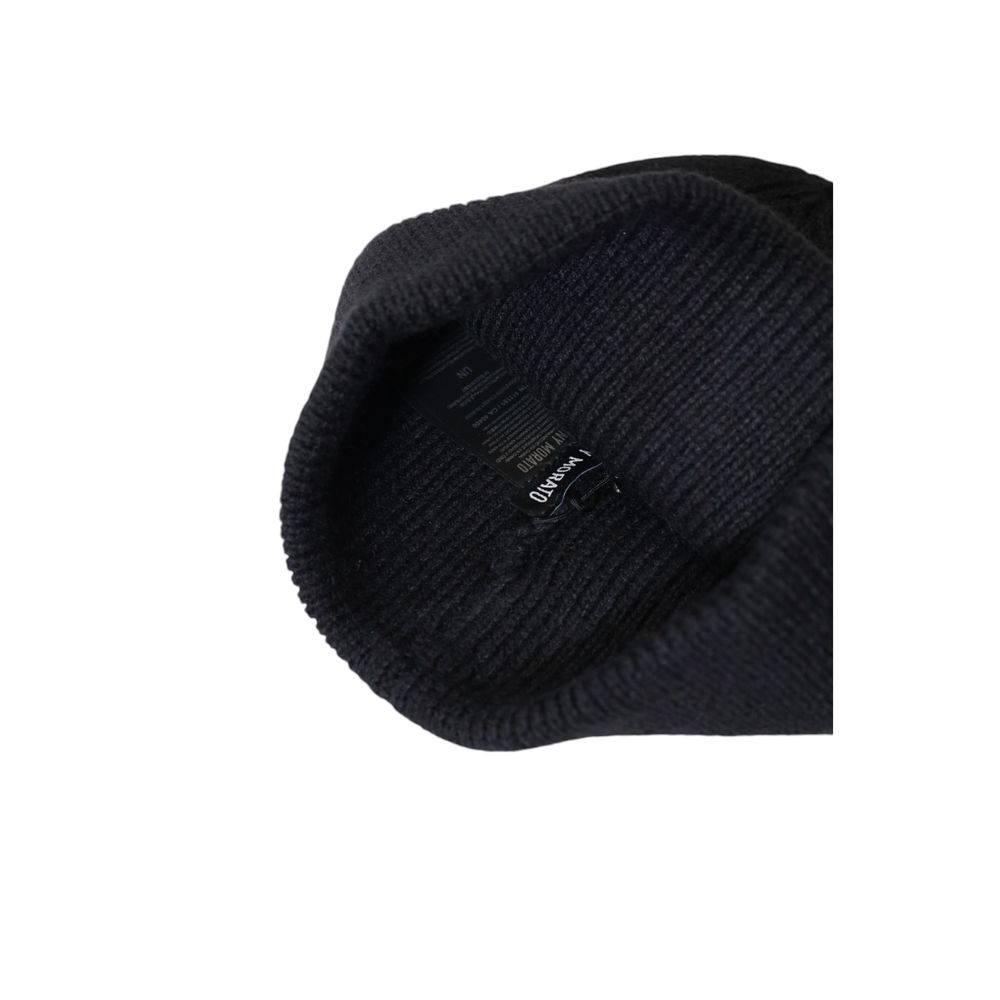 Black Wool Cap (Baseball Hat)