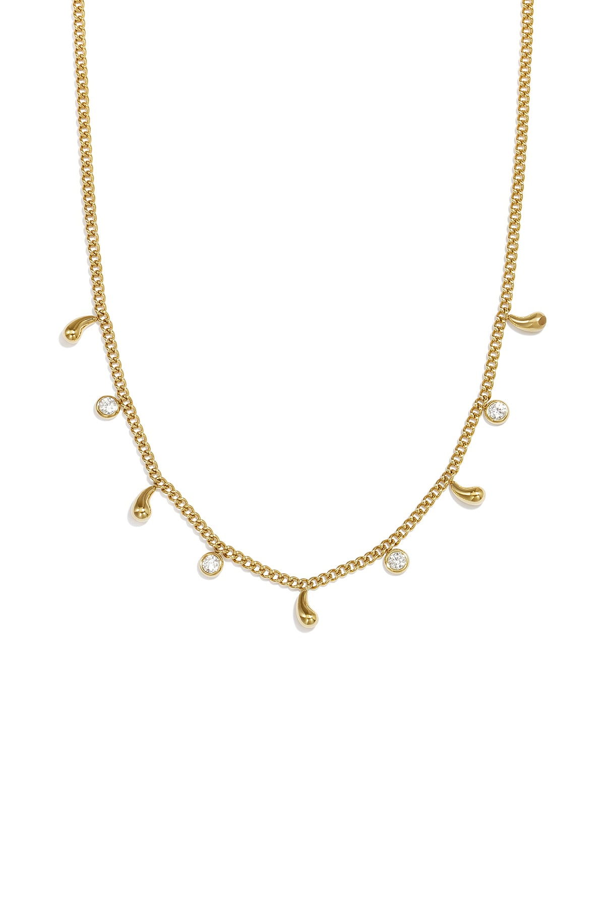 Stainless Steel Pendant necklaces Droplet Simple Daily Simple Series Women's jewelry