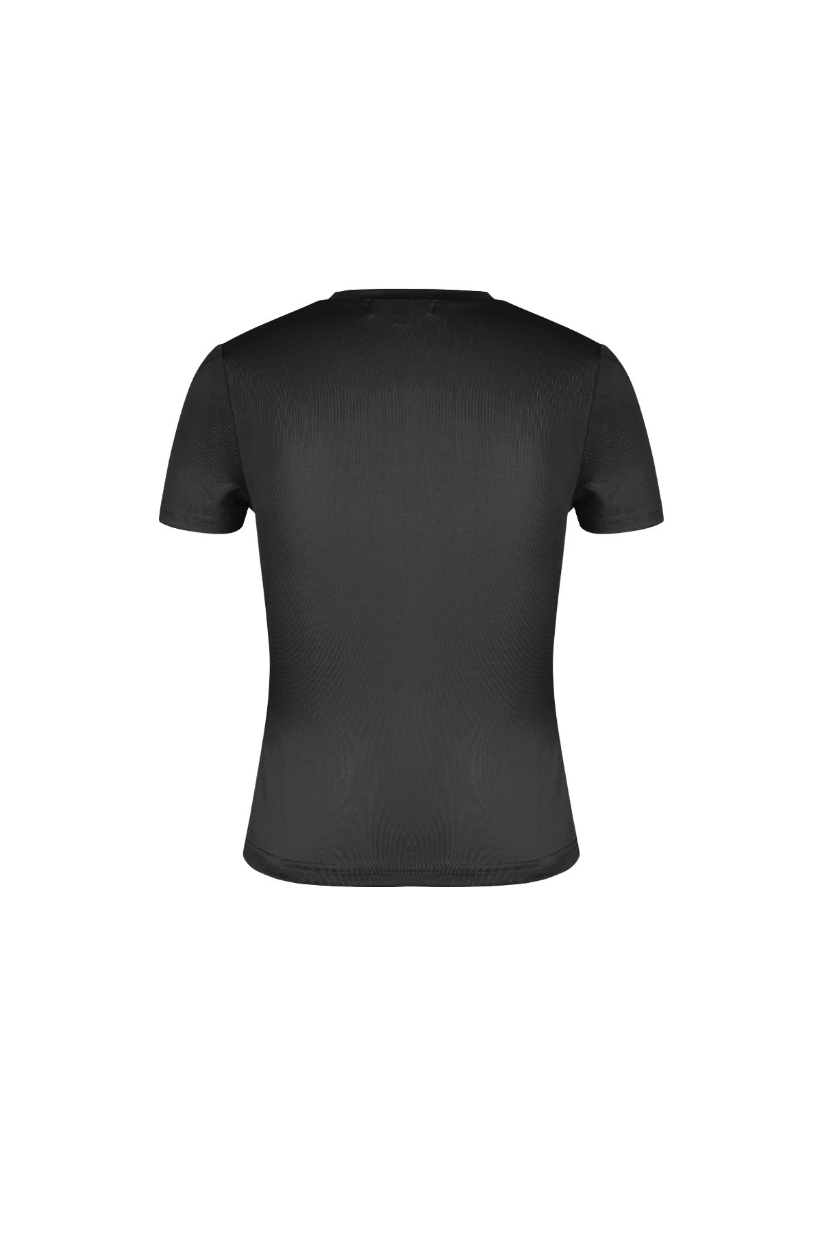 Polyester Women's Short Sleeve Top Fitted Bodycon