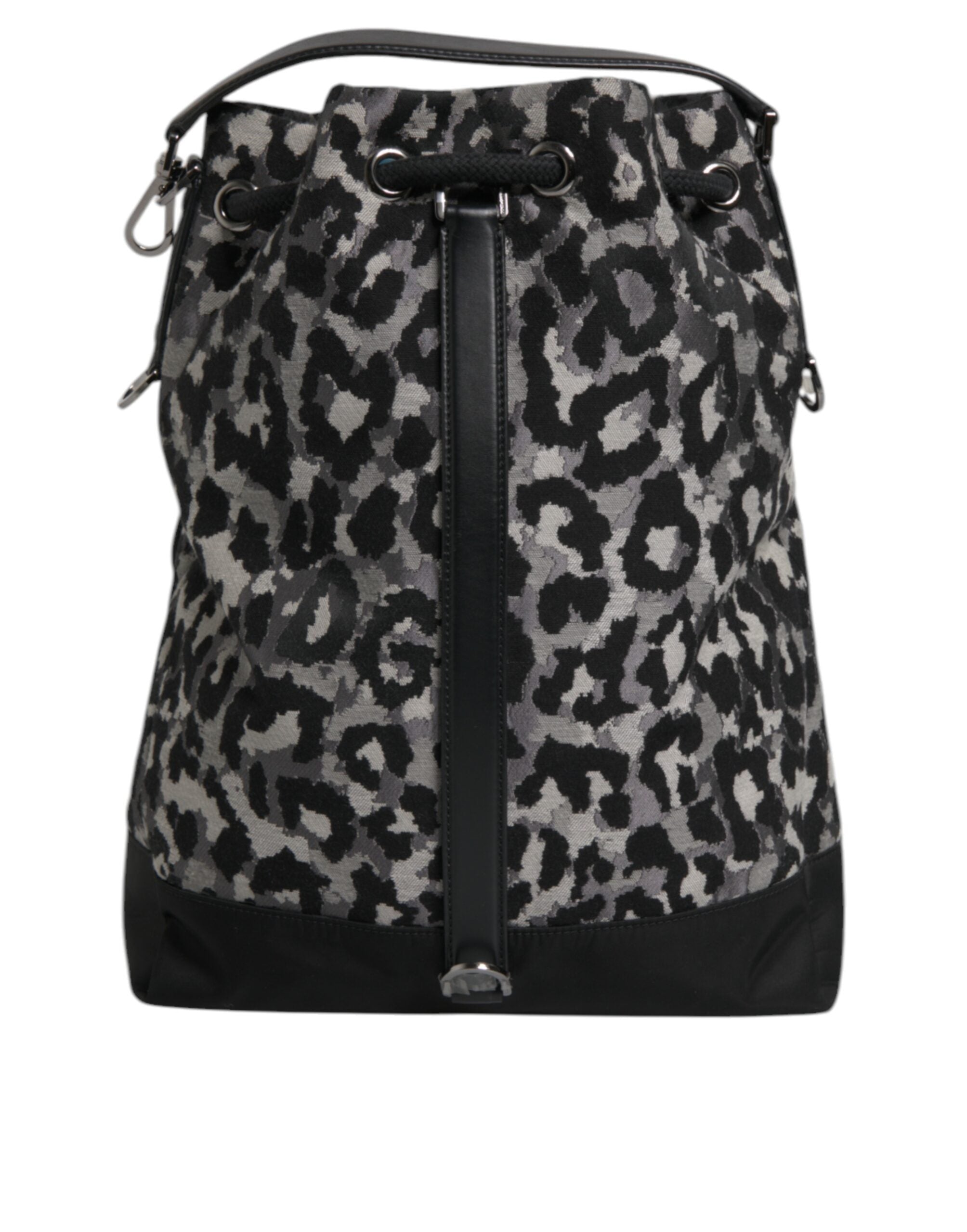 Vícebarevná leopardí žakárová hobo crossbody kabelka Borse