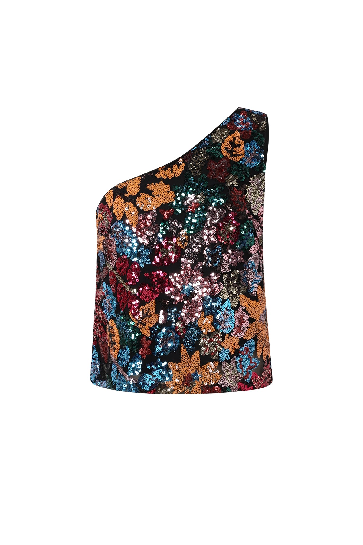 Tropical One Shoulder Top