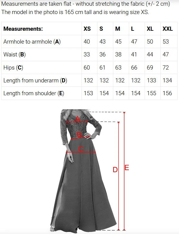 Elegant evening maxi dress with a slit and roses – Burgundy
