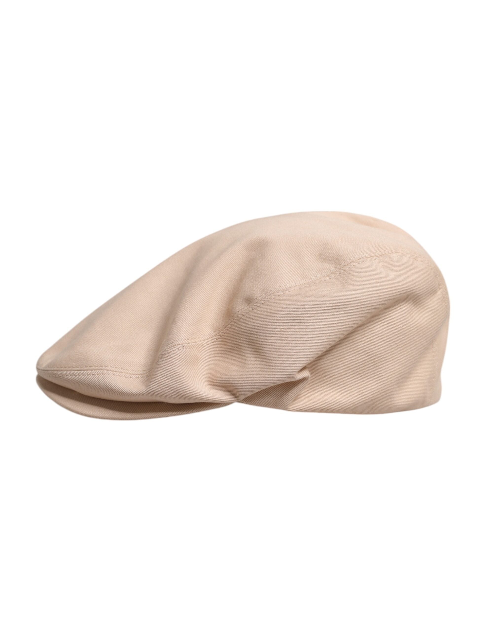 Béžová bavlněná Newsboy čepice Capello Cabbie