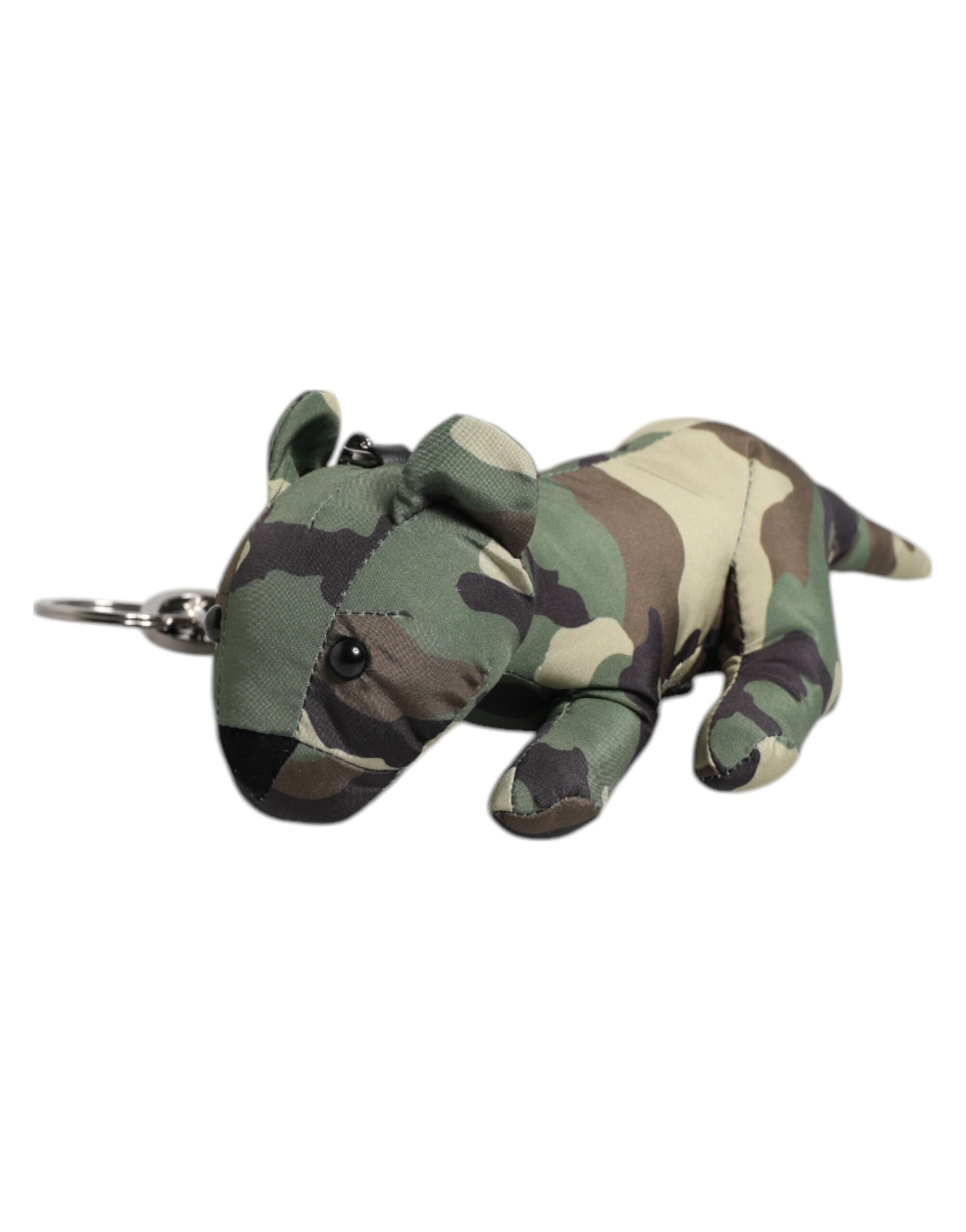Multicolor Camouflage Animal Silhouette Keychain Keyring