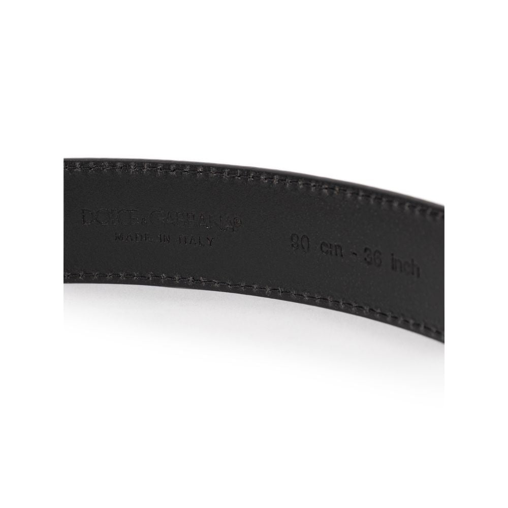 Black Leather Regular Belt