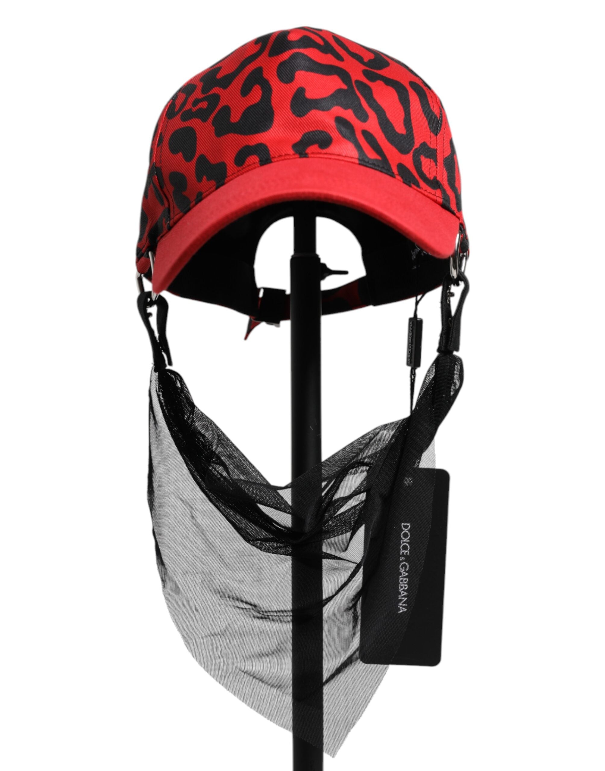 Dámská baseballová čepice s 6 panely, červená bavlna