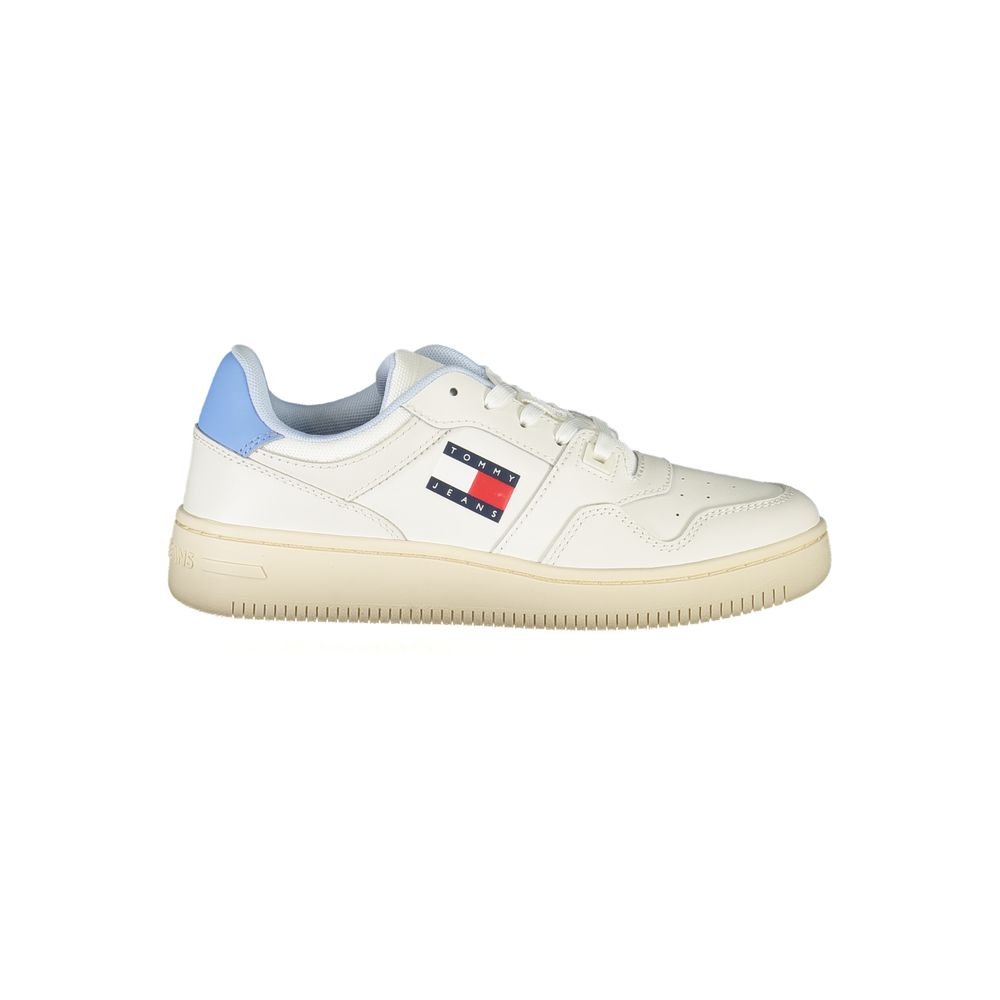 White Leather Women Sneaker