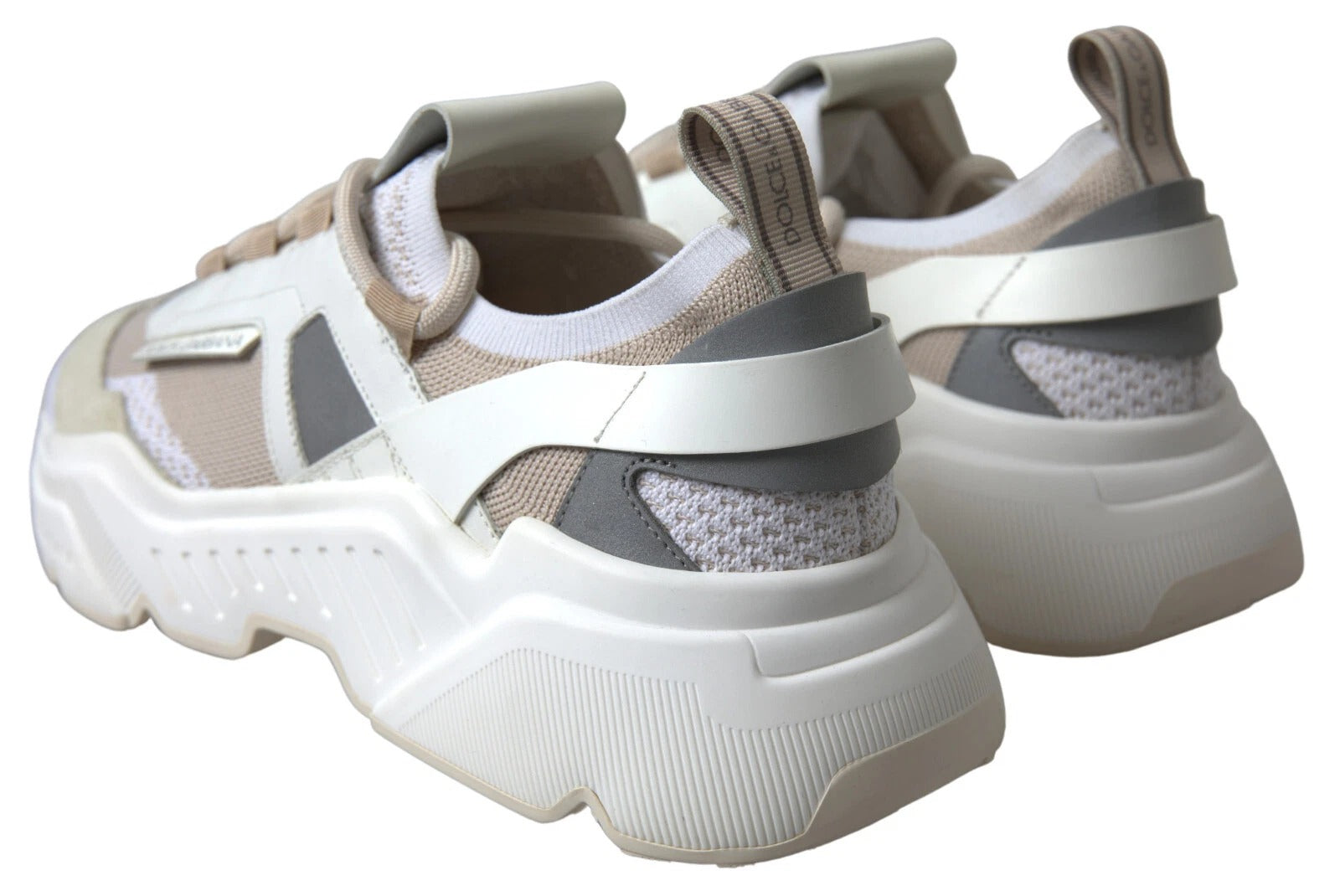 Sneakers White Beige Leather Sport DAYMASTER Shoes