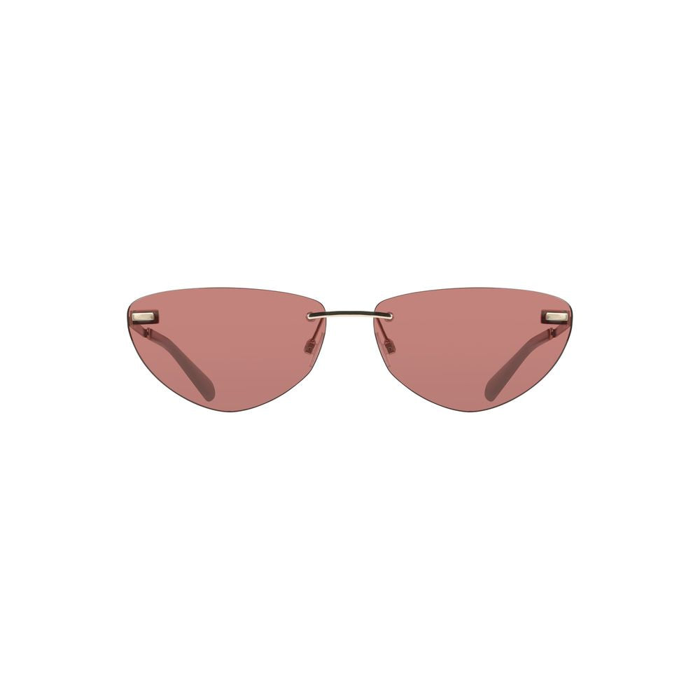 Pink Metal Women Sunglass