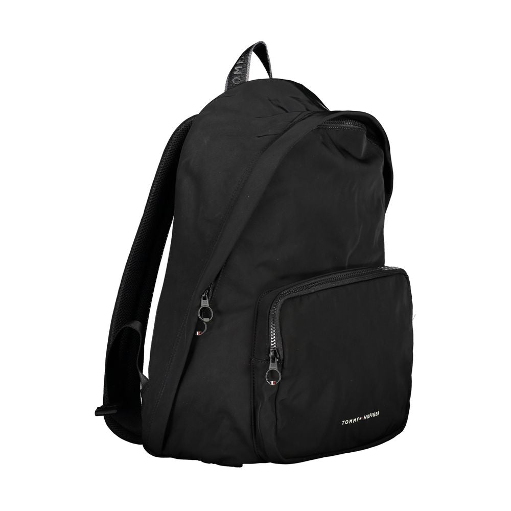 Elegantní městský černý batoh s přihrádkou na notebook