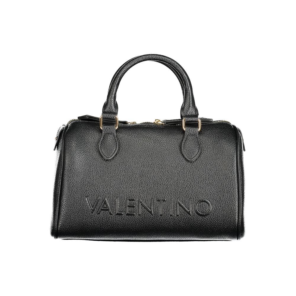 Black Polyethylene Women Handbag