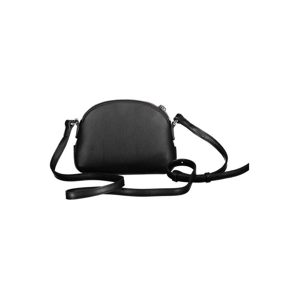 Black Polyethylene Women Handbag
