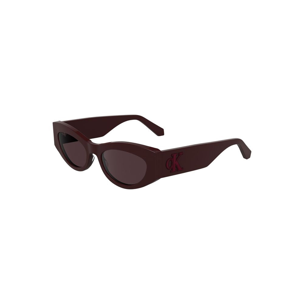 Red Acetate Women Sunglasses