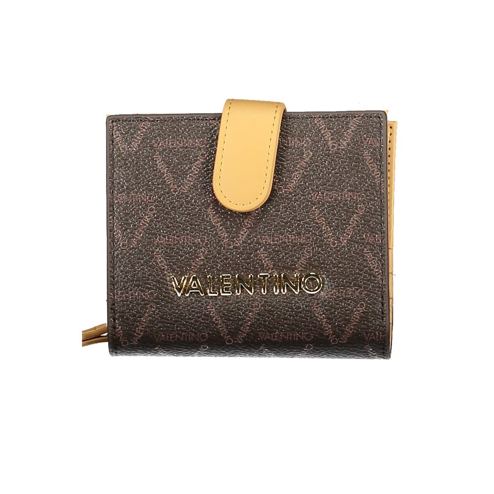 Brown Polyethylene Women Wallet