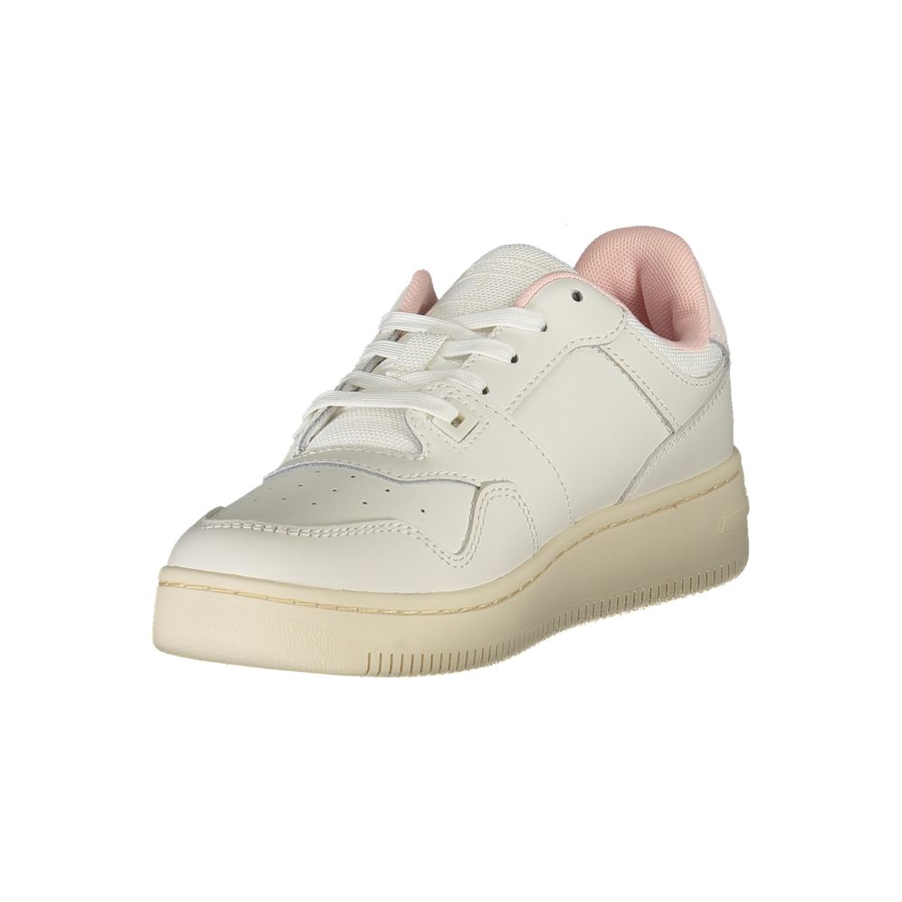 White Leather Women Sneaker