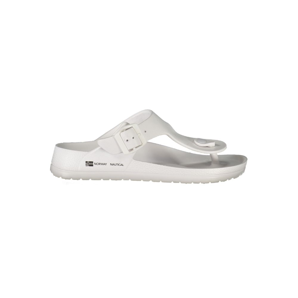 White Plastic Women Sandal