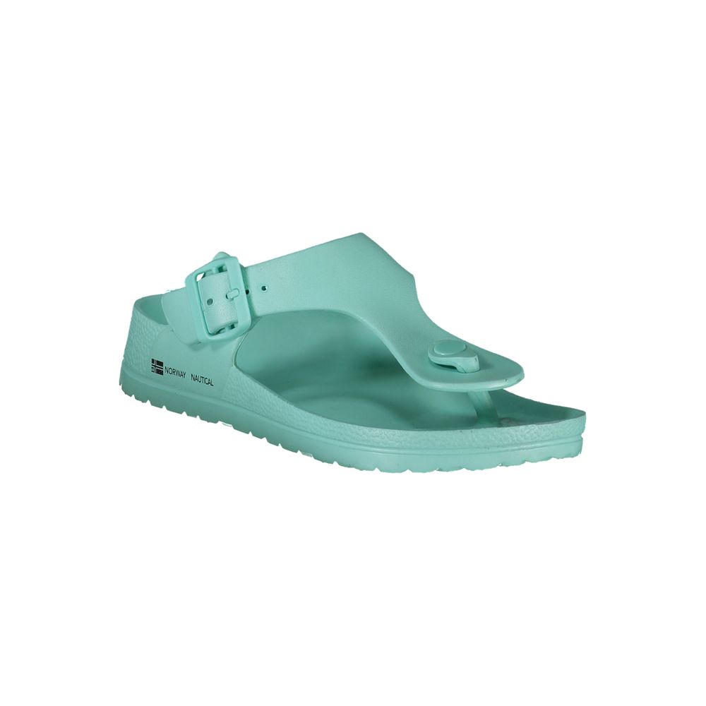 Blue Plastic Women Sandal