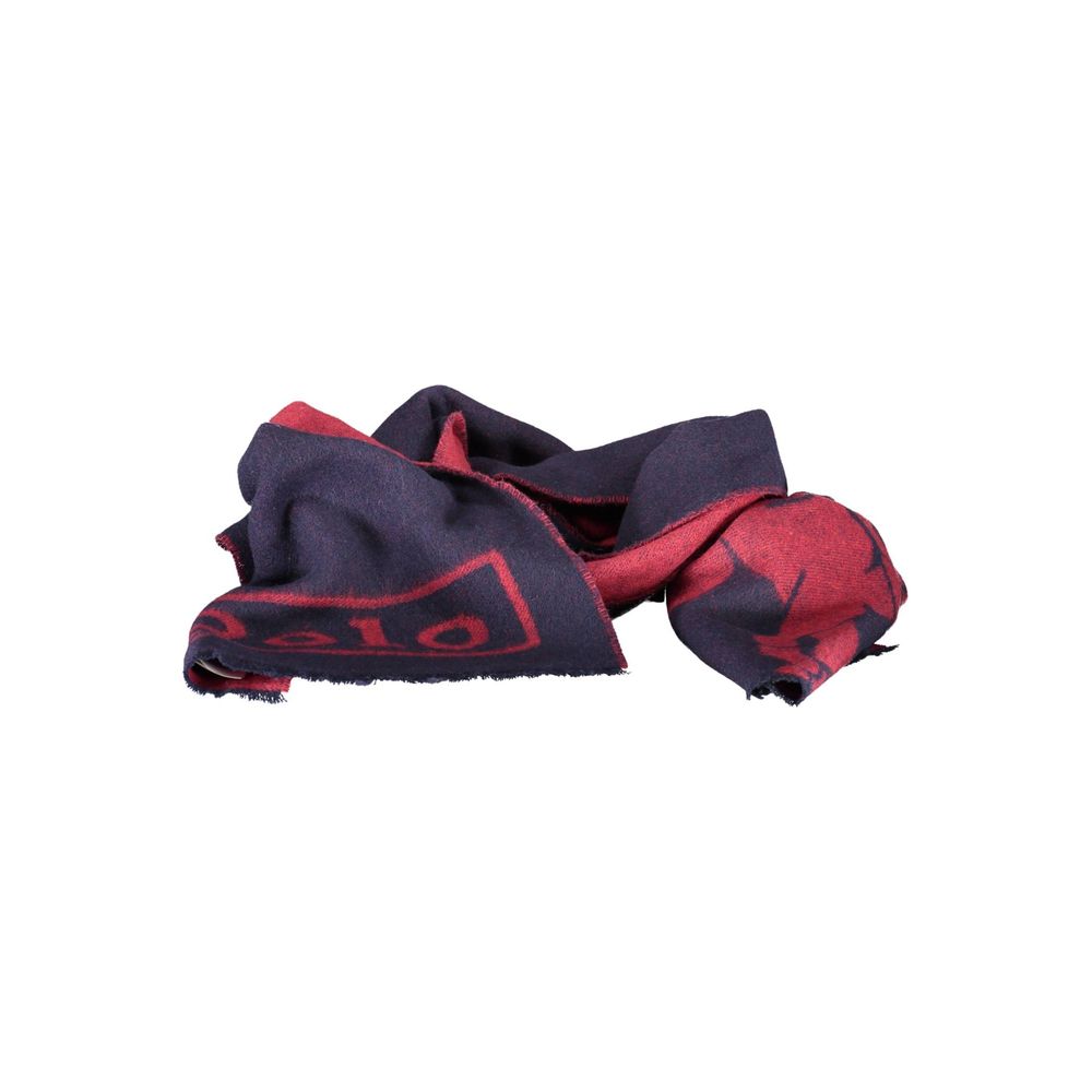 Modrý nylonový šátek