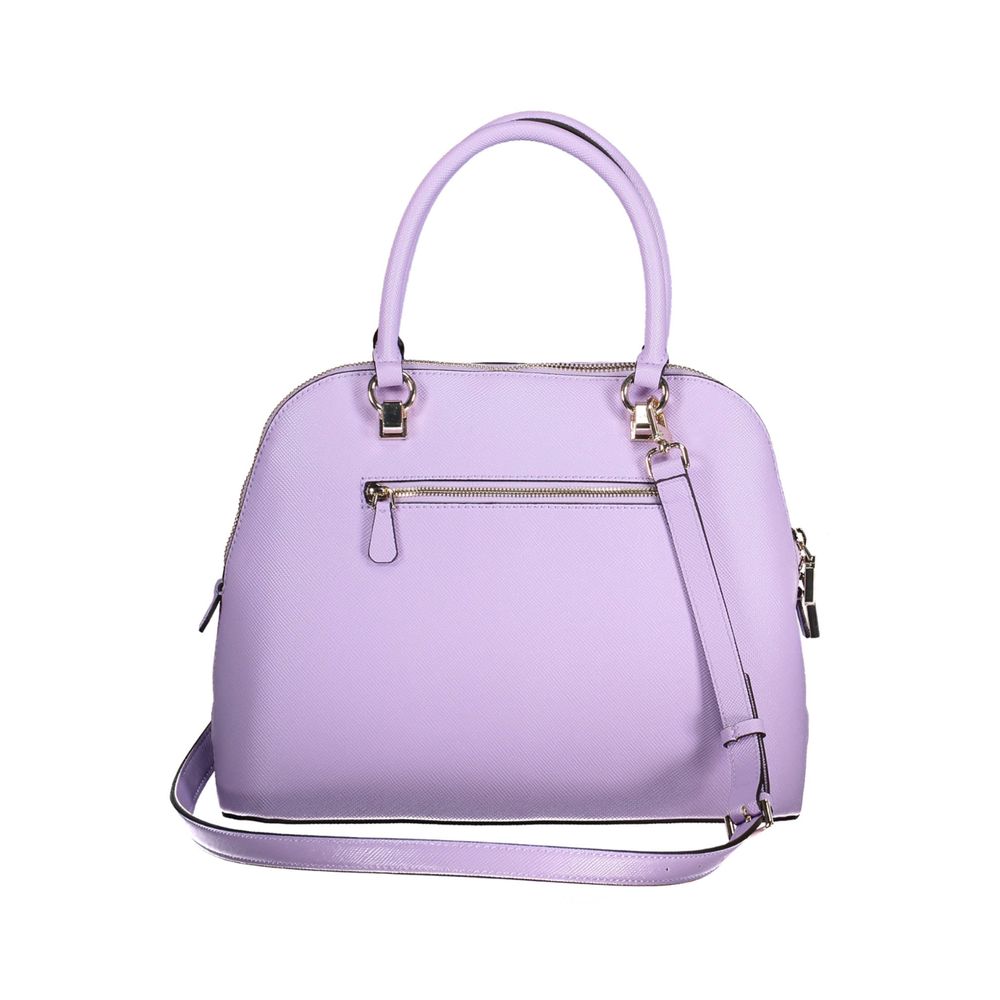 Purple Polyethylene Handbag
