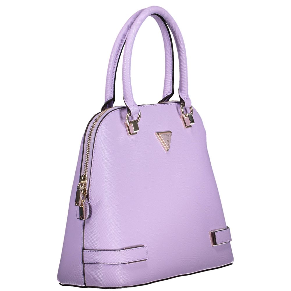 Purple Polyethylene Handbag