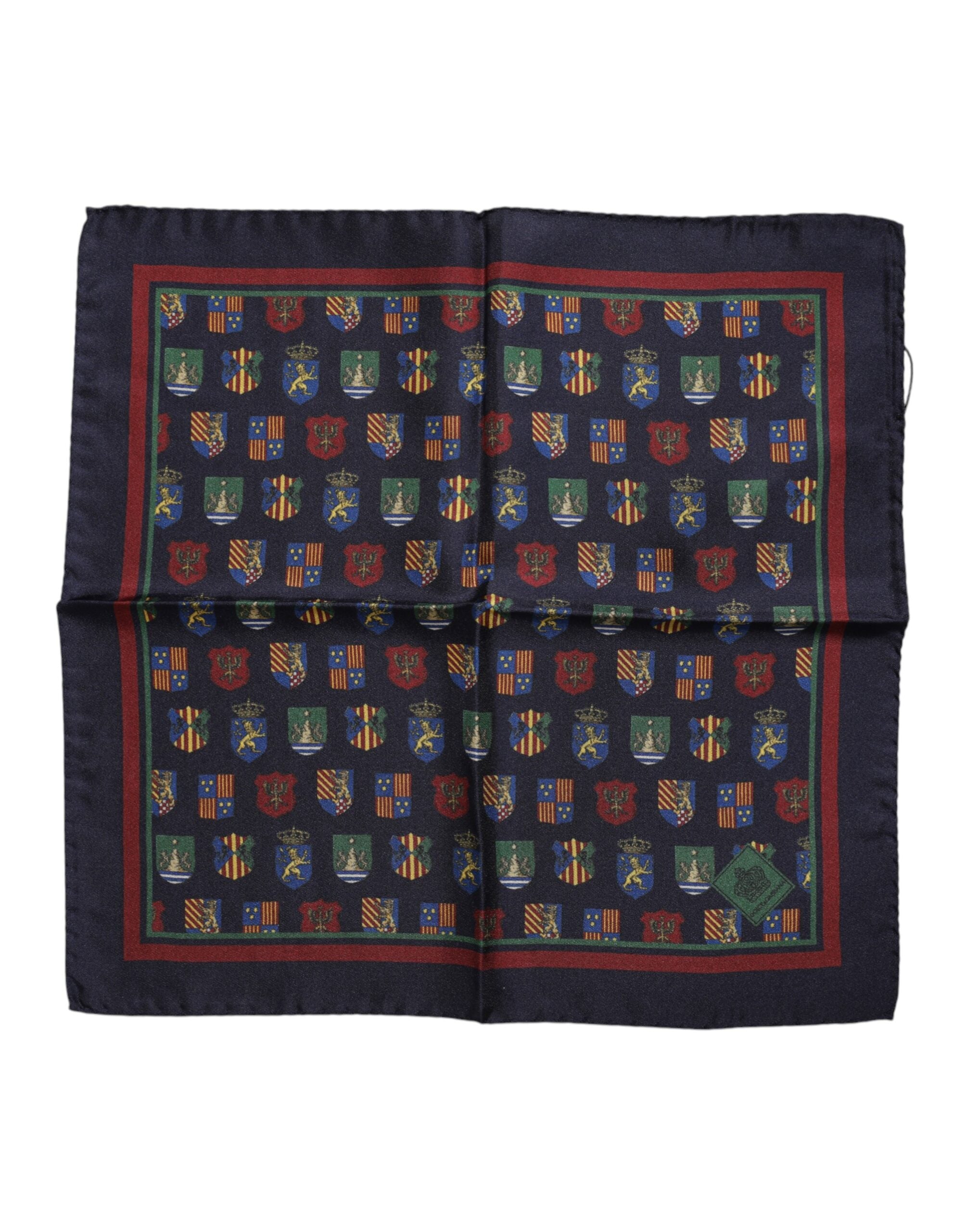 Multicolor Medals Square Foulard Scarf