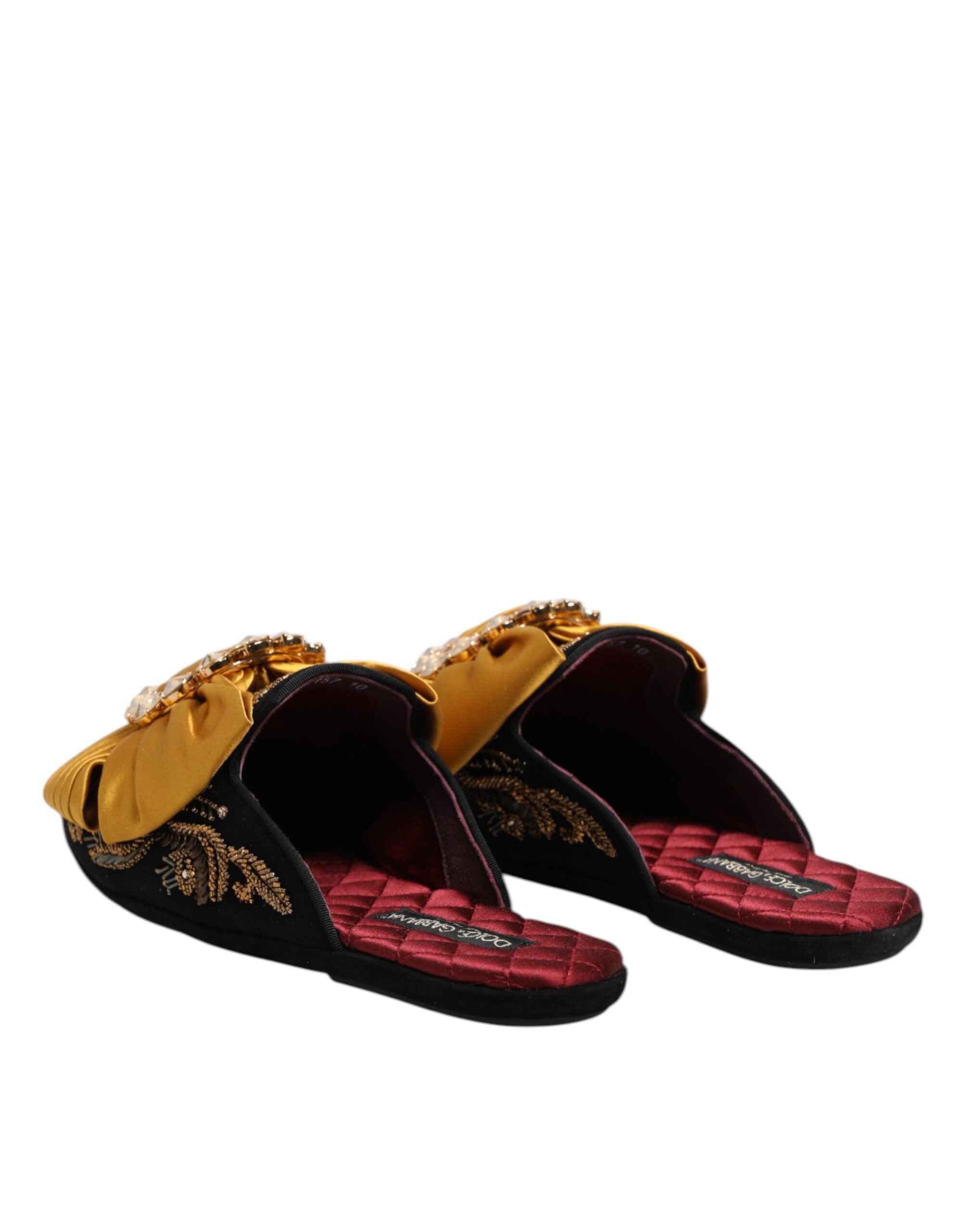 Multicolor Embellished Flat Sandals Shoes