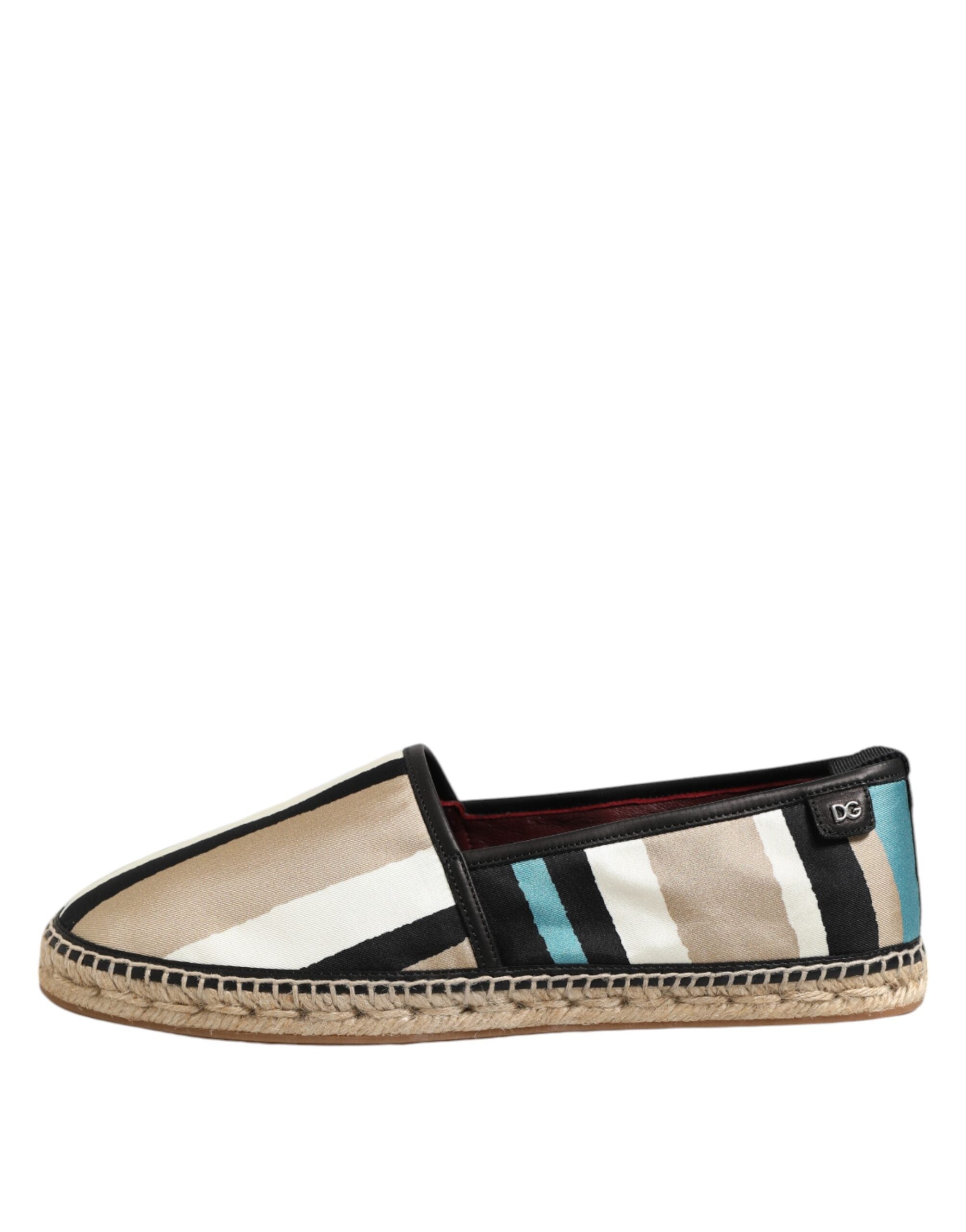 Plátěné espadrilky s vícebarevnými pruhy