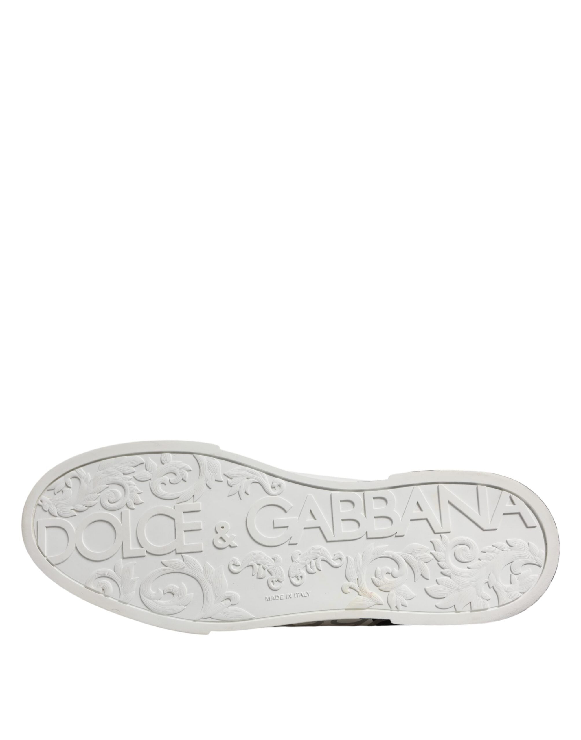White Black Logo Low Top Leather Sneakers Shoes