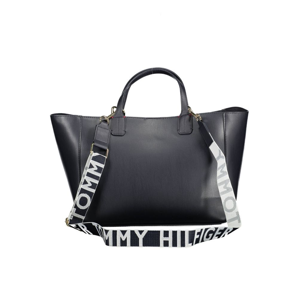 Modrá polyethylenová kabelka