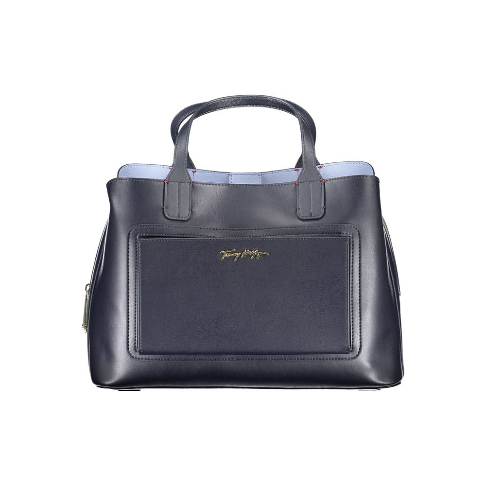 Modrá polyethylenová kabelka