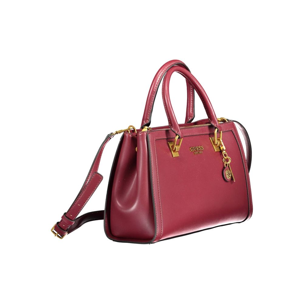 Purple Polyethylene Handbag