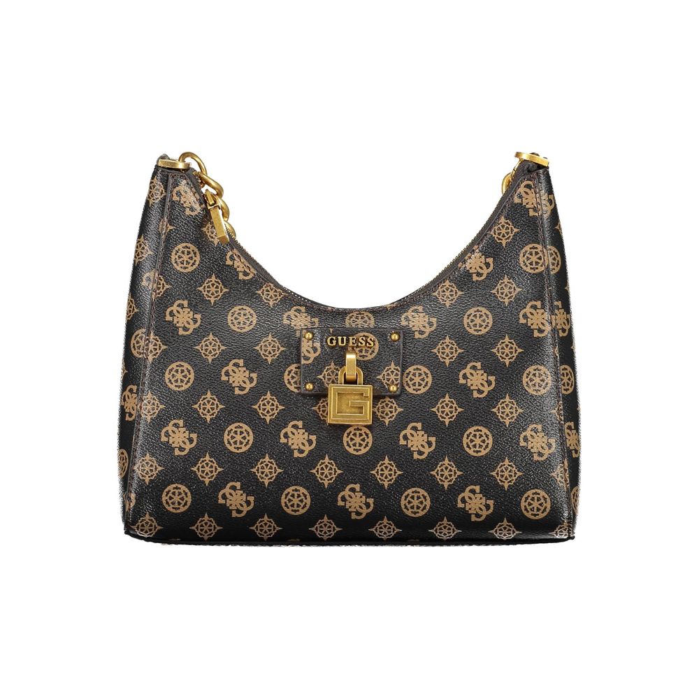 Hnědá polyethylenová kabelka