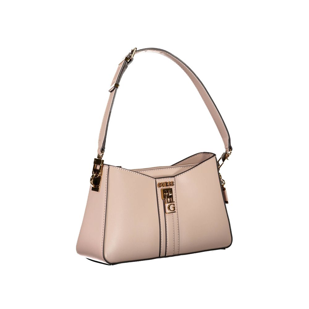 Růžová polyethylenová kabelka