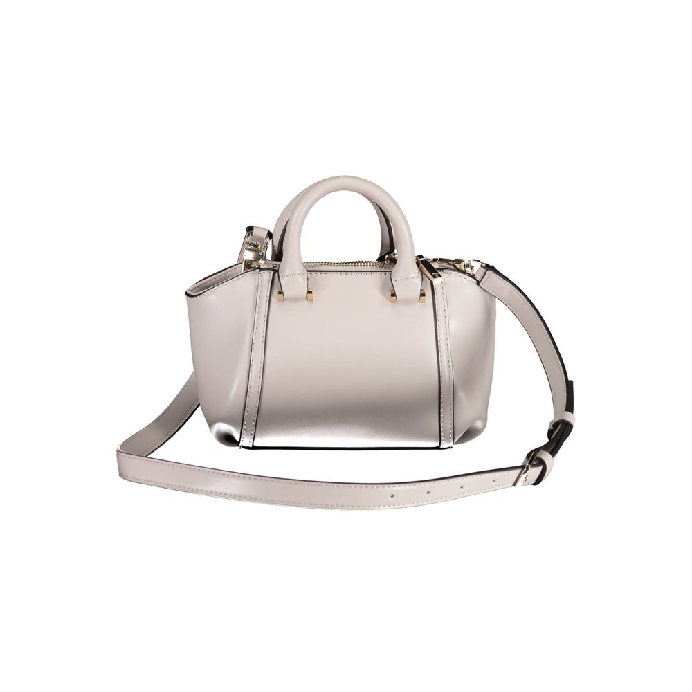 Gray Polyethylene Handbag