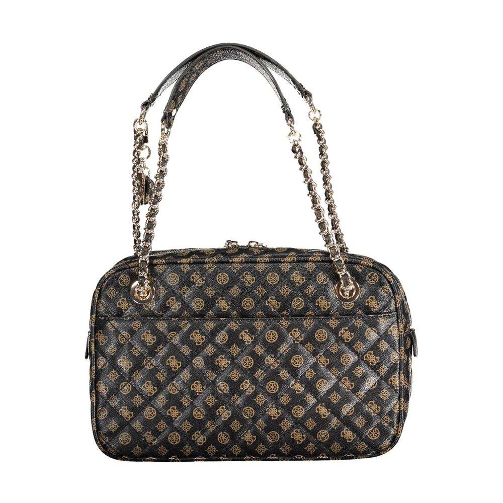 Hnědá polyethylenová kabelka