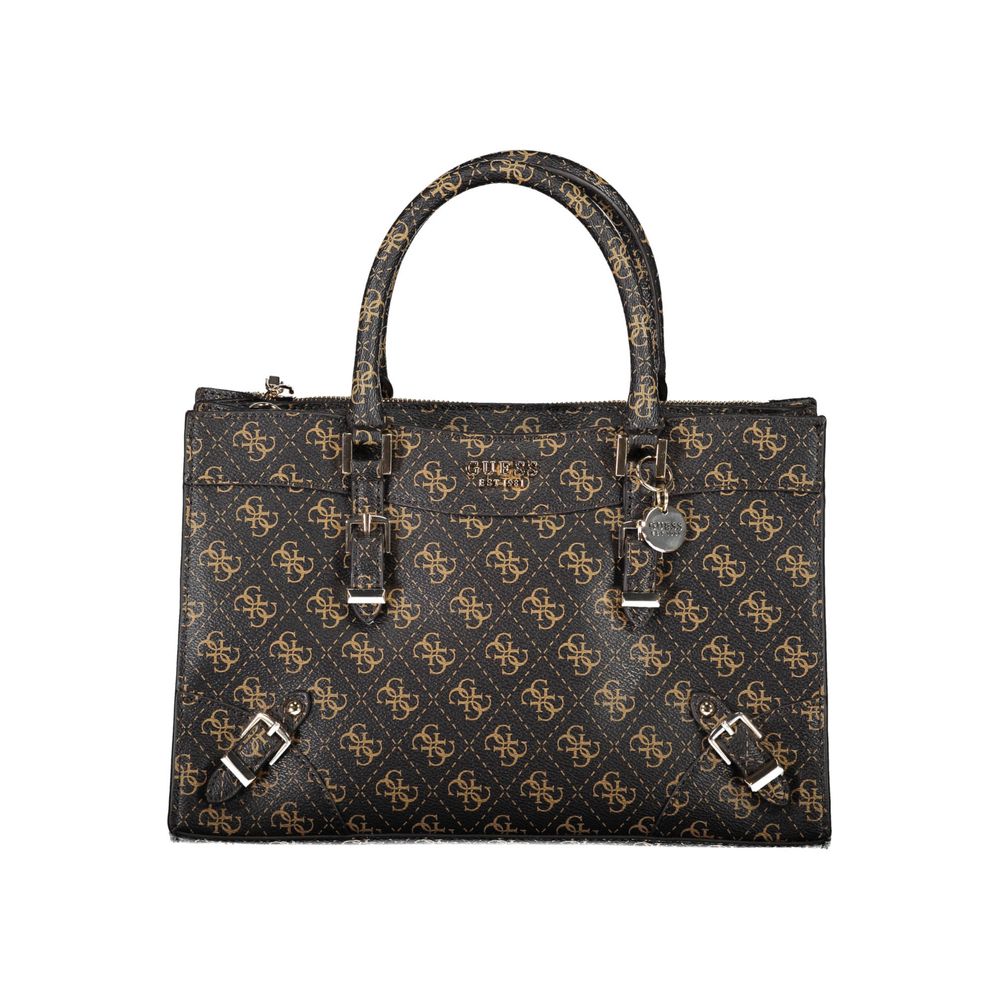 Hnědá polyethylenová kabelka