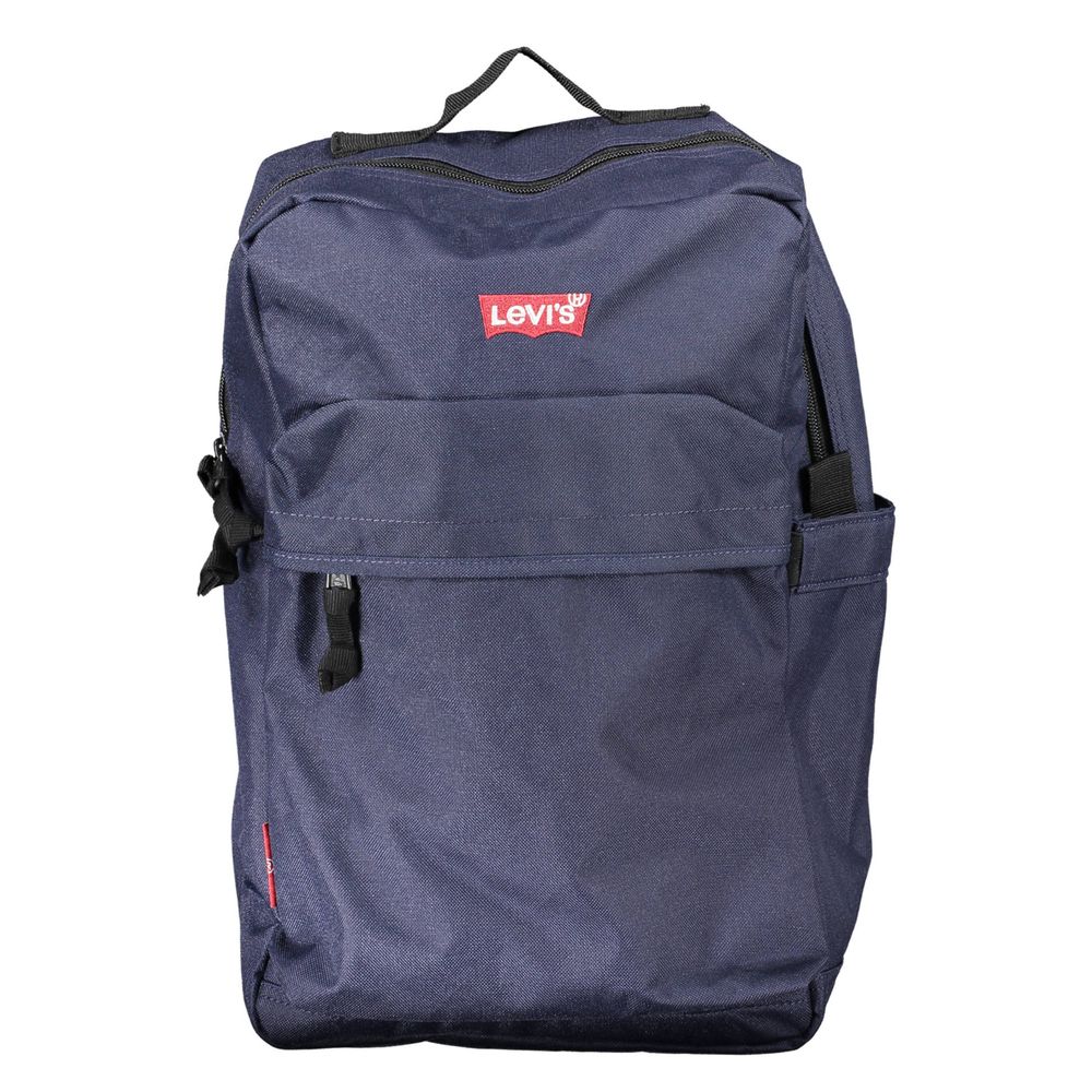 Blue Polyester Backpack