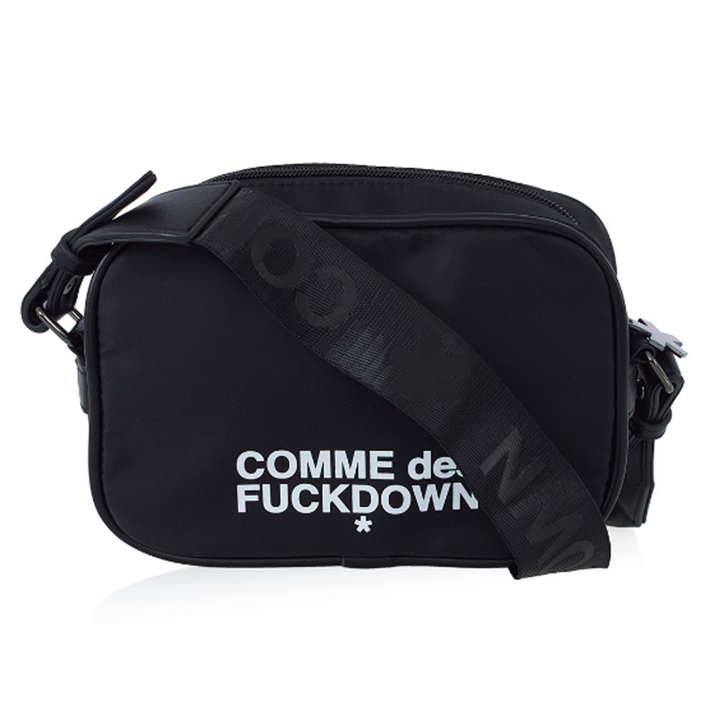 Černá polyesterová crossbody taška