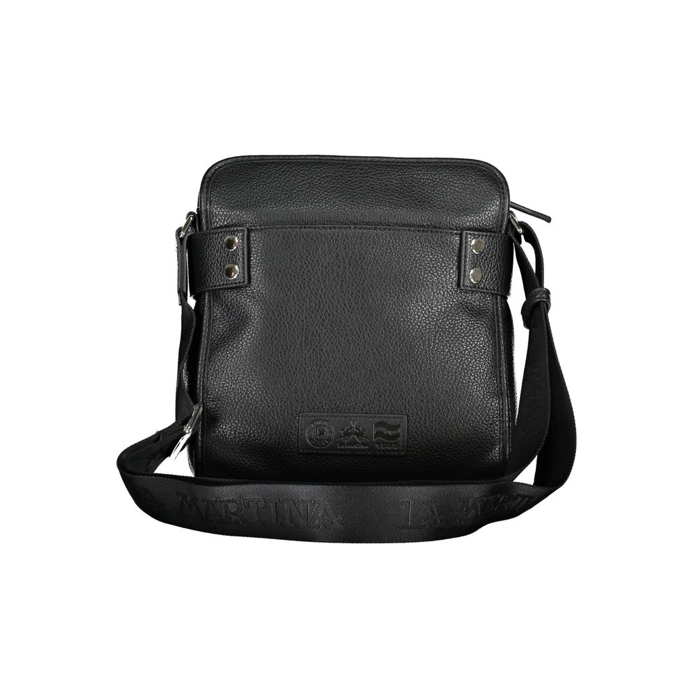 Black Polyethylene Shoulder Bag