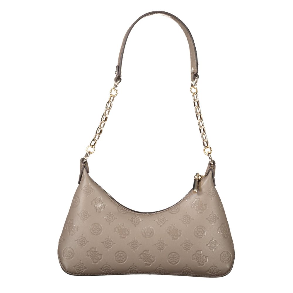 Hnědá polyethylenová dámská kabelka