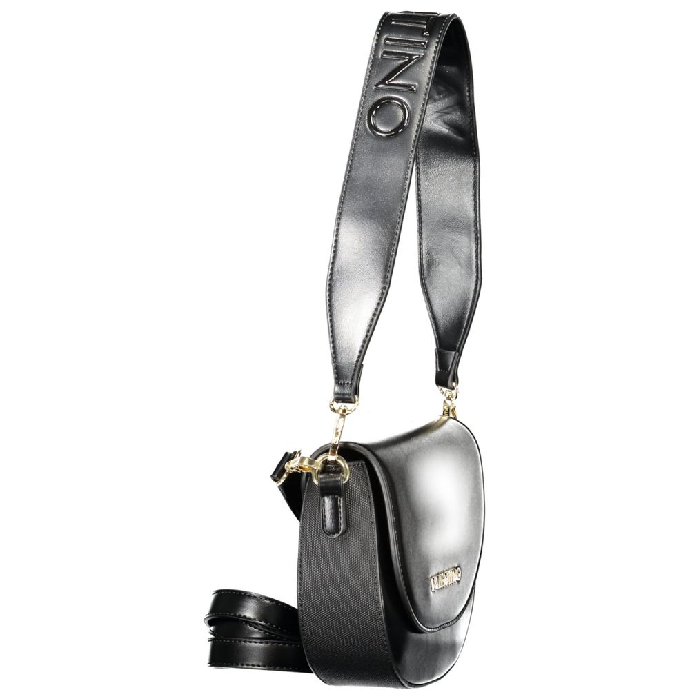 Black Polyethylene Women Handbag