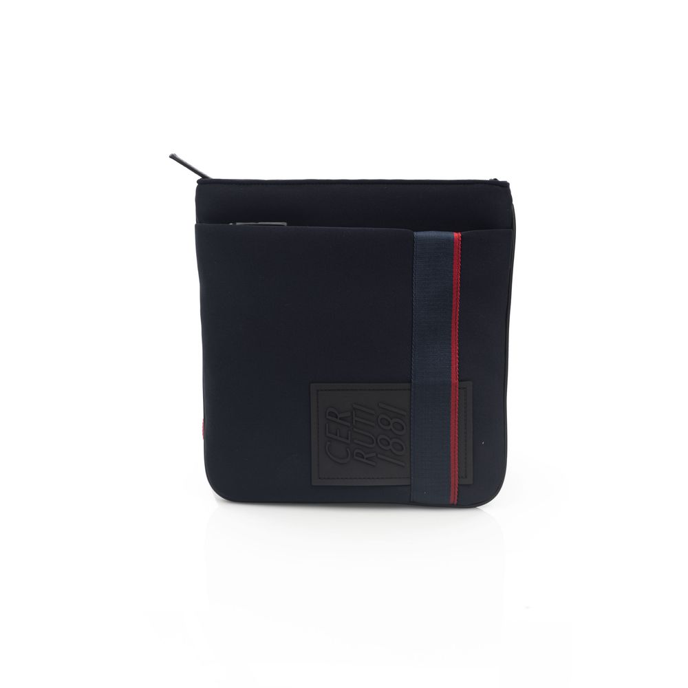 Dámská crossbody kabelka v modrém polyesteru